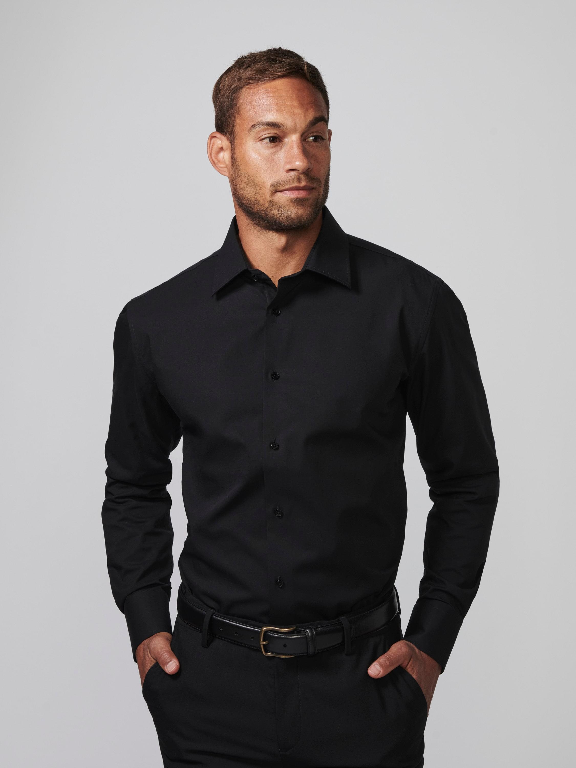 Classic Oxford Business Shirt - Black