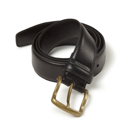Casual Leather Belt - Black