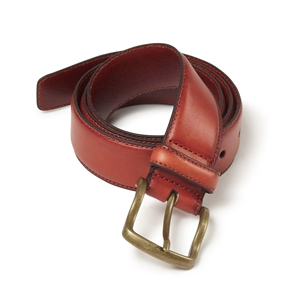 Casual Leather Belt - Tan