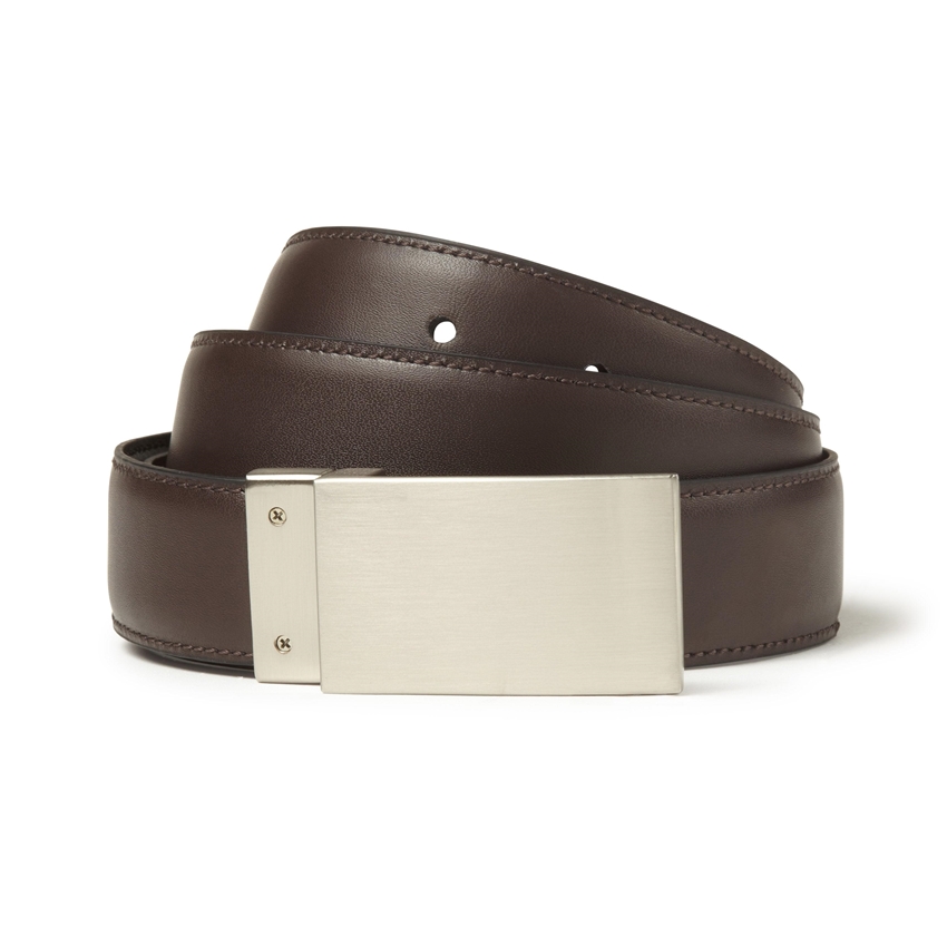 Reversible Leather Belt - Black / Brown