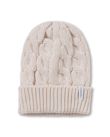 Cable Knit Beanie - Cream
