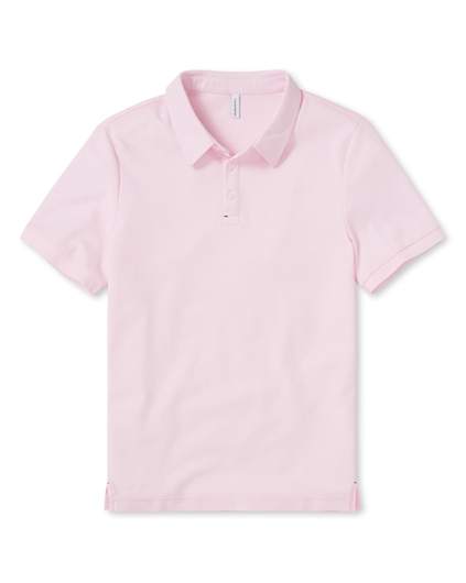 3 Button Pique Polo Shirt - Pink-A-Boo