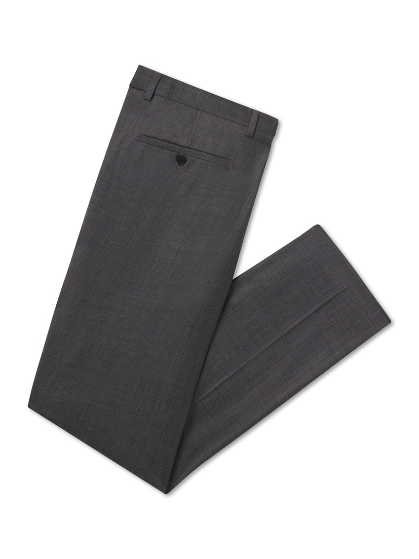 Novelty Wool Dress Pants - Grey