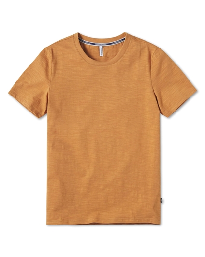 Cotton Slub Jersey Crewneck T-Shirt - Almond