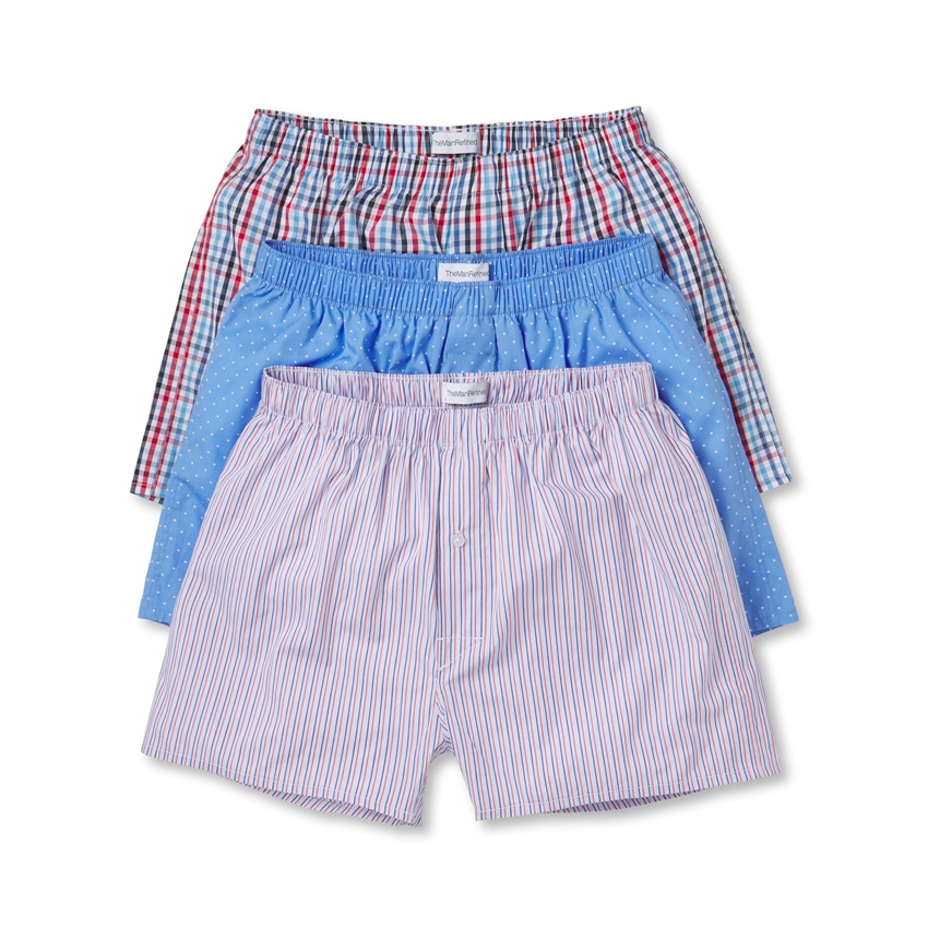 3-Pack Woven Boxers - Assorted Prints II